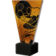 Plaketa Sklo Futbal VL1/SOC3/BK