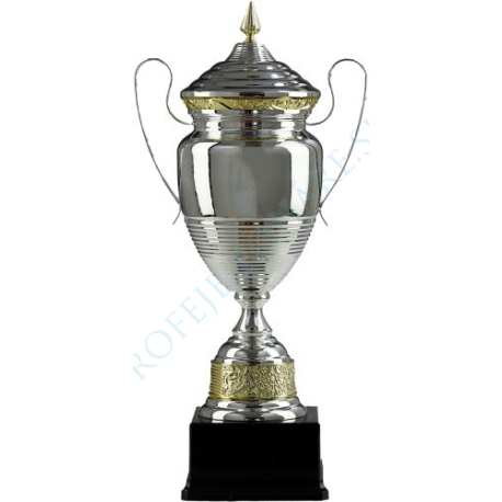 Pohár s krytom strieborno-zlatý1072